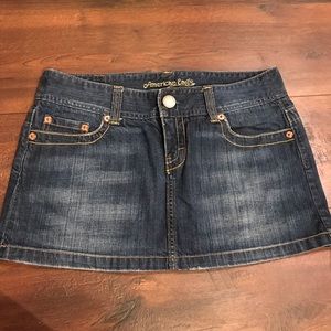 American eagle denim skirt